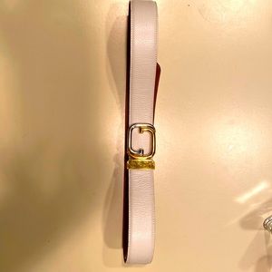 Vintage Gucci belt two color gold/silver
